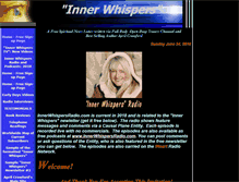 Tablet Screenshot of innerwhispers.net